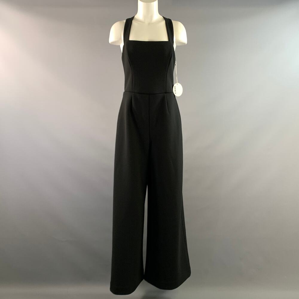 STAUD Size 10 Black Polyester Overalls & Jumpsuits